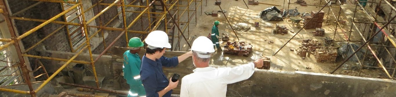 Construction and renovation project representing small business and fix and flip financing.